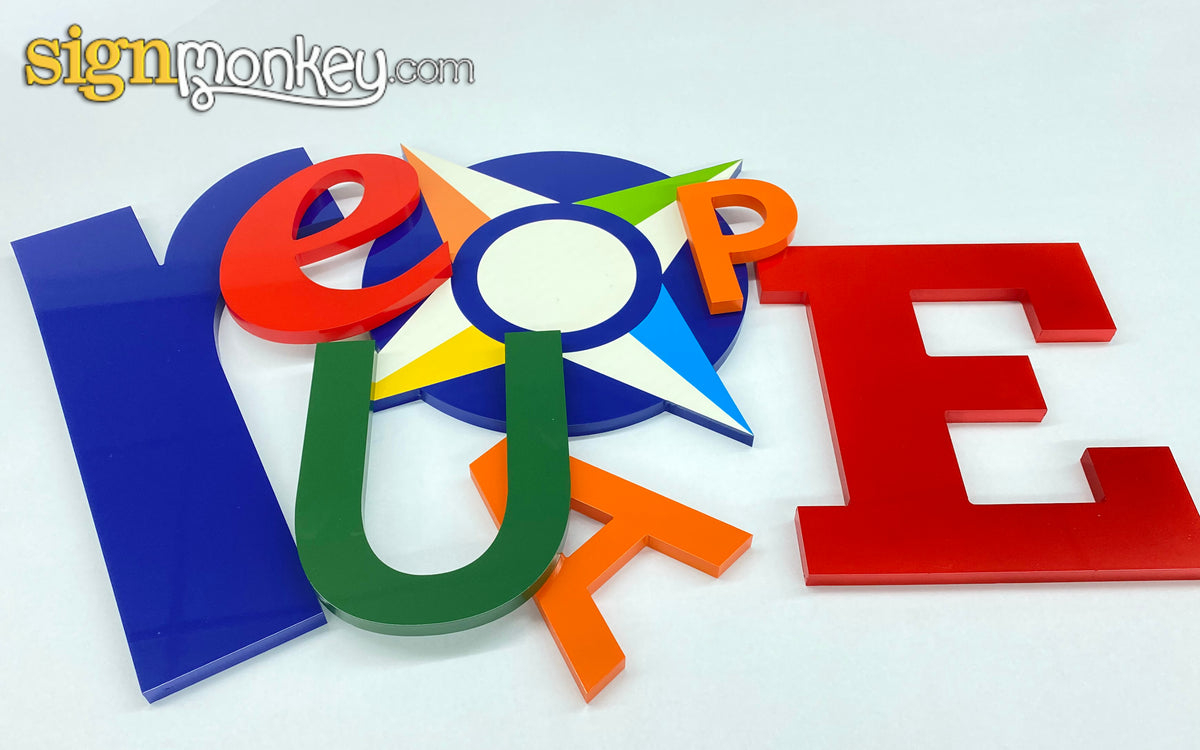 Restored Metal Letters