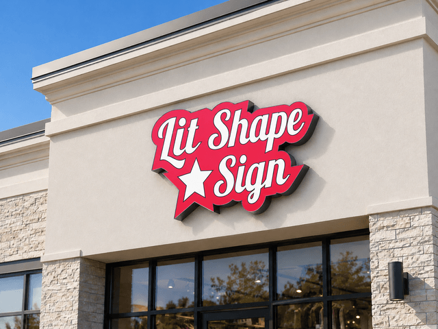 Illuminated Storefront Sign