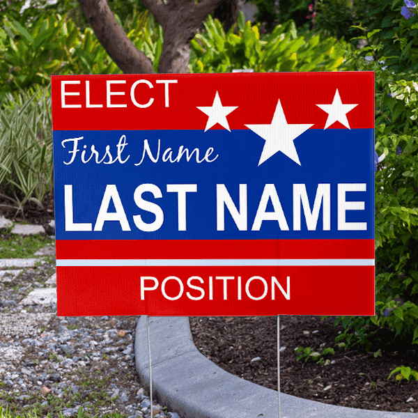Aluminum Campaign Sign